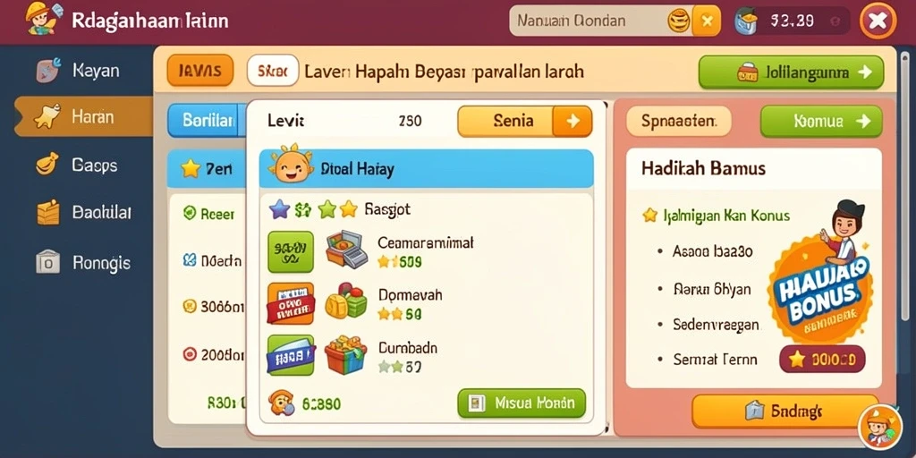 Antarmuka pengguna yang ramah dan menarik.