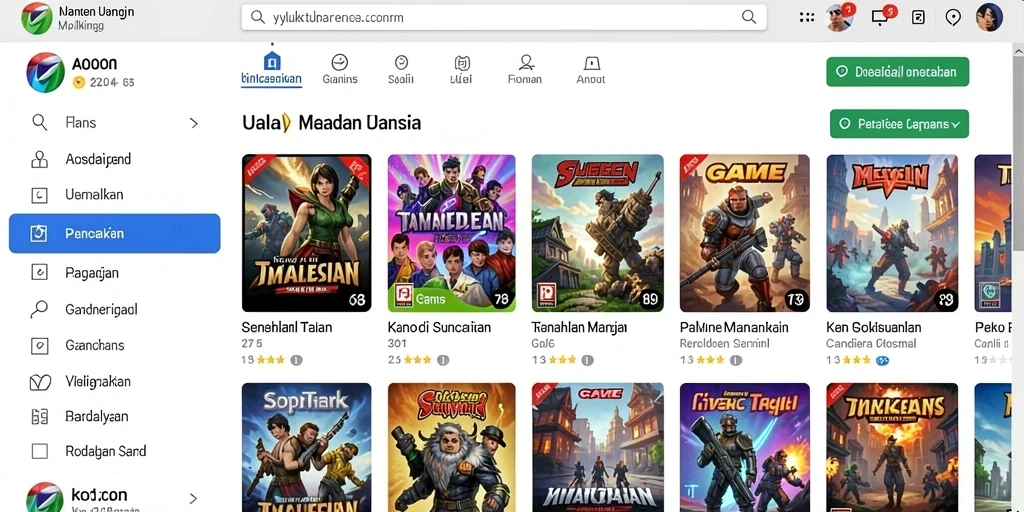 Screenshot menampilkan antarmuka gameplay yang menarik.