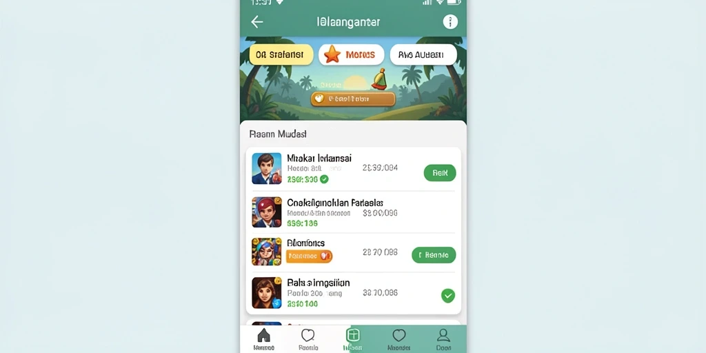 Antarmuka pengguna yang sederhana dan menarik.