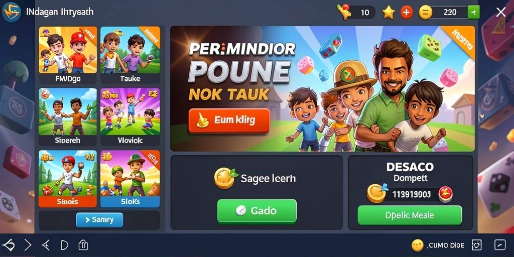 Tampilan awal yang menarik dan informatif.