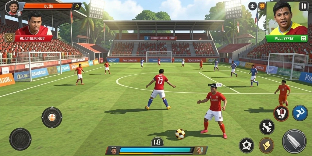 Tampilan antarmuka game yang menarik.