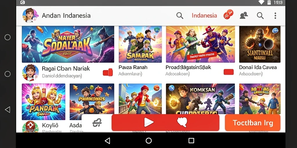 Tampilan antarmuka pengguna yang modern.