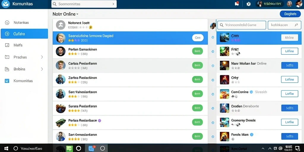 Screenshot ini menunjukkan tampilan menu utama NANASTOTO.