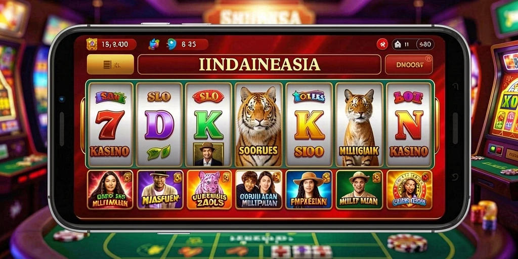 Tampak antarmuka permainan yang menarik dan modern.