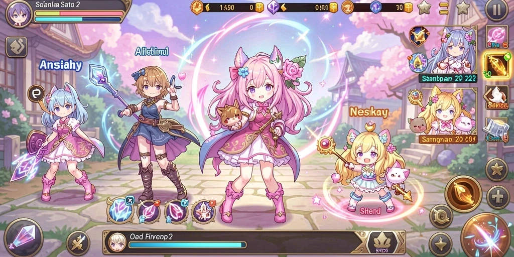 Tampilan awal game QQNUSA yang menarik.