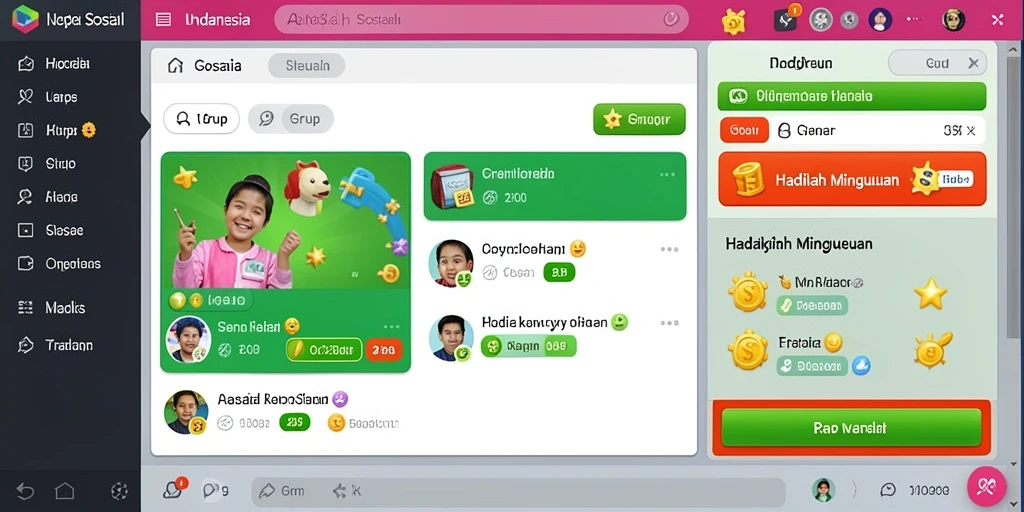 Tampilkan pertempuran epik antara karakter utama dan monster.