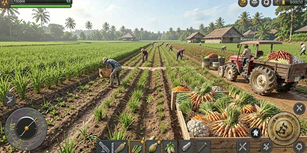 Tampilan awal yang menarik dengan karakter utama.