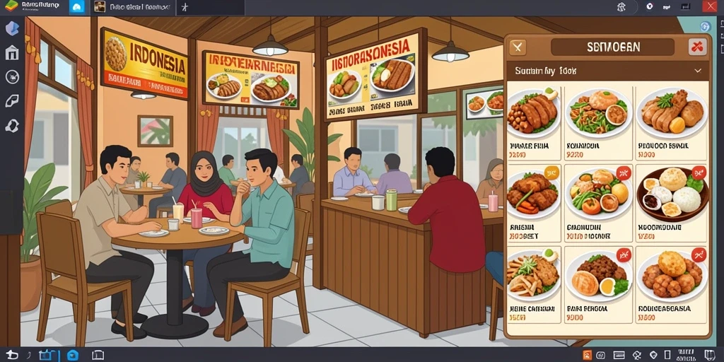 Tampilan awal permainan yang menawan dan menarik.