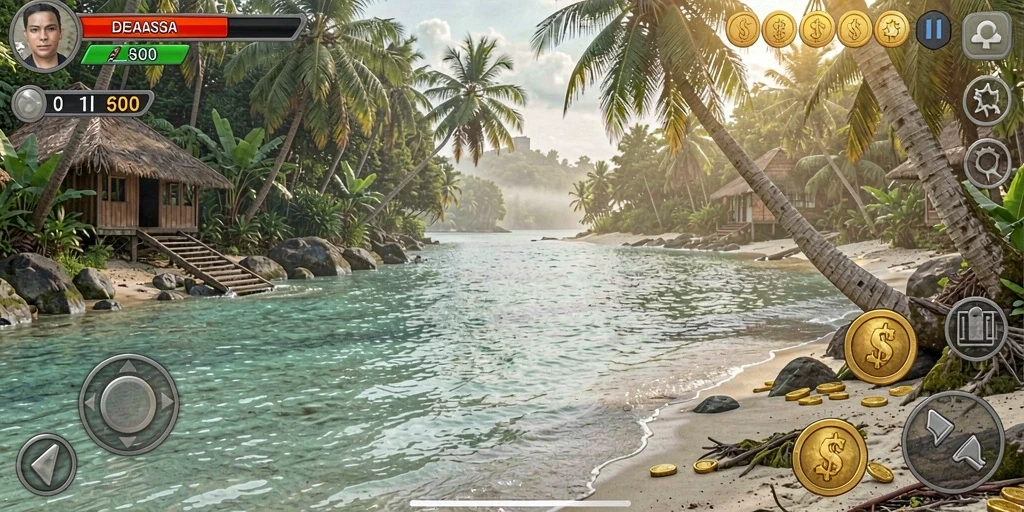 Screenshot menunjukkan tampilan menu utama game WA369.